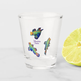 Verre A Shot Poissons mandarins
