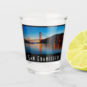 Verre A Shot Pont de San Francisco pittoresque