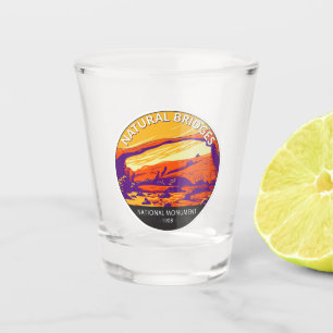 Verre A Shot Ponts Naturels Monument National Utah Circle