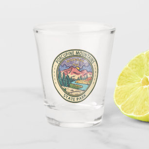 Verre A Shot Porcupine Mountains State Park Michigan Badge