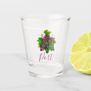 Verre A Shot Port tasting grappe de raisins Portugal Porto