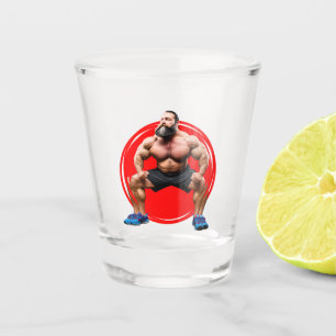 Verre A Shot Porté Musculaire