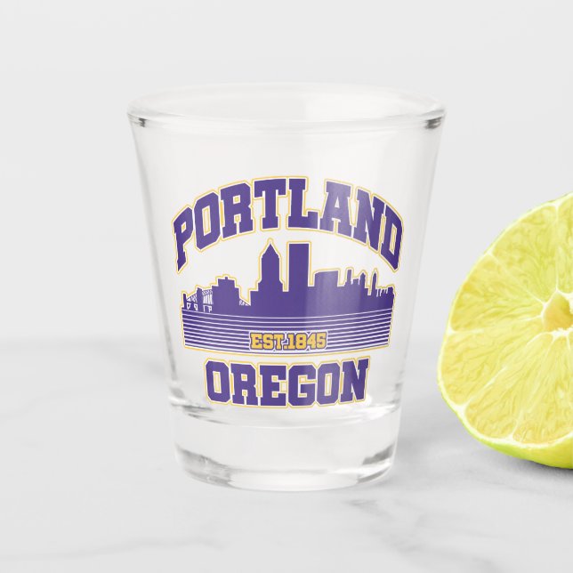 Verre A Shot Portland, Oregon (Devant)