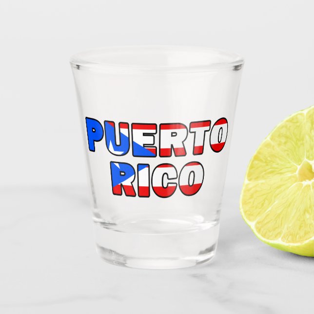 Verre A Shot Porto Rico (Devant)