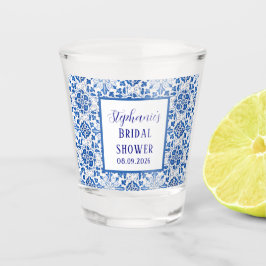 Verre A Shot Portugais Carreaux Bleu Méditerranée Douche nuptia