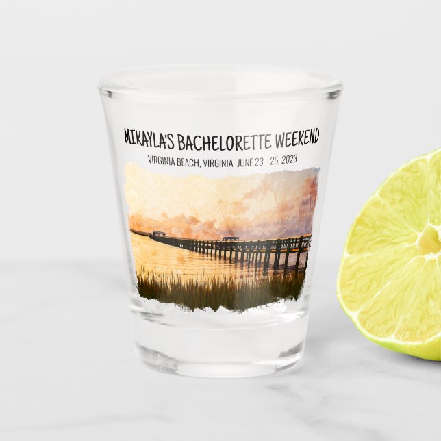 Verre à shot pour enterrement de vie de jeune fill (Devant)
