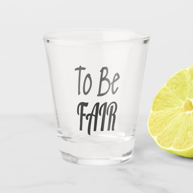 Verre A Shot Pour être juste, lettre Kenny (Devant)
