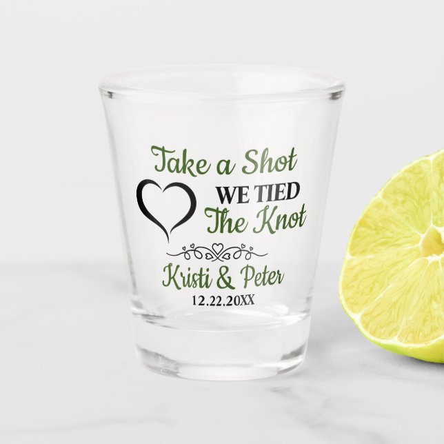 Verre A Shot Prenez Un Toast Mariage Shot (Devant)