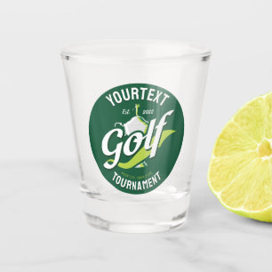 Verre A Shot Pro Golfer NAME Golf Trophée Tournoi de golf