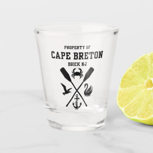 Verre A Shot Propriété de Cape Breton Shot Glass