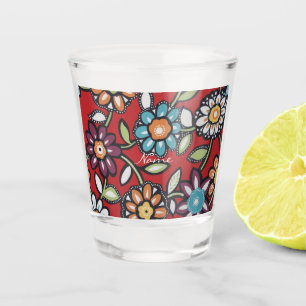 Verre A Shot Puissance de fleur hippie Thunder_Cove 