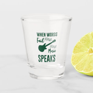 Verre A Shot Quand les mots ne parlent pas musique parler