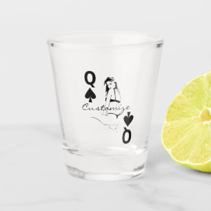 Verre A Shot Queen of Spades Bikini Girl Thunder_Cove