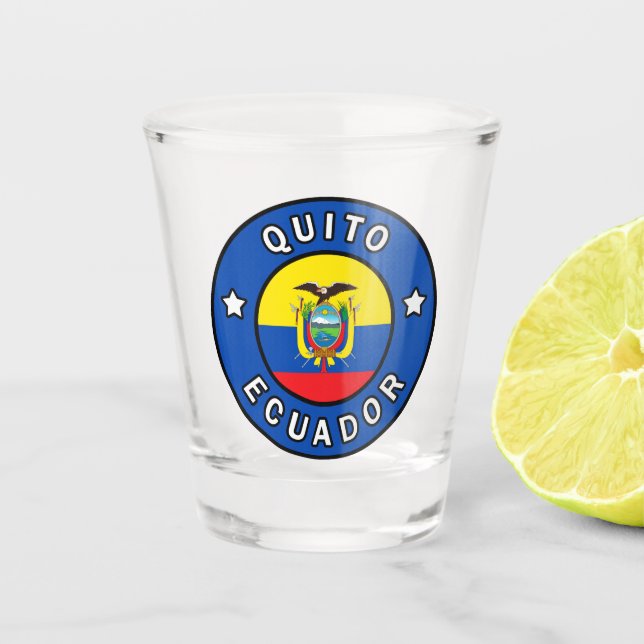 Verre A Shot Quito Équateur (Devant)