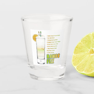 Verre A Shot Ramos Gin Fizz Cocktail Recette Art