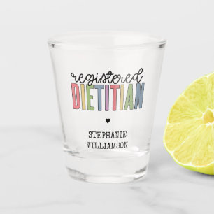 Verre A Shot RD multicolore de diététiste enregistré sur mes