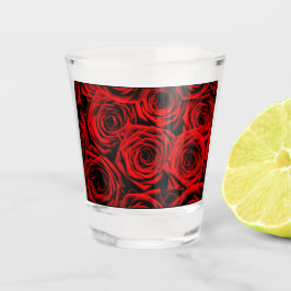 Verre A Shot Red Roses vitre de tir