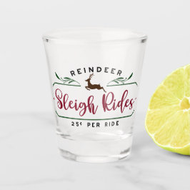 Verre A Shot Reindeer Sleigh Rides