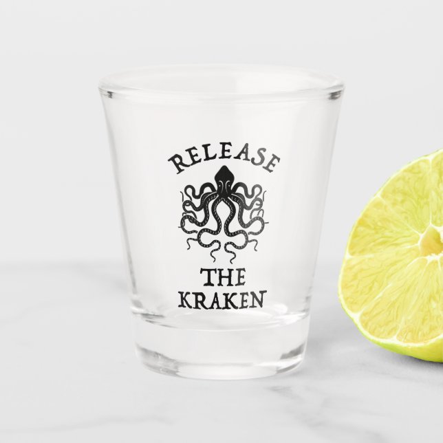 Verre A Shot Relâchez Le Kraken (Devant)