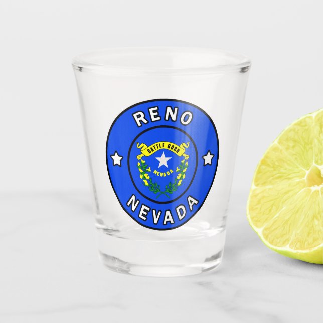 Verre A Shot Reno Nevada (Devant)