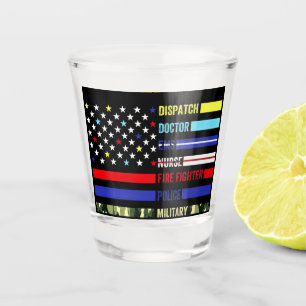 Verre A Shot Répondants de premier groupe Freemason