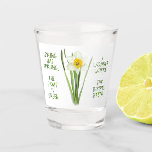 Verre A Shot Ressort Customizeable de jonquille