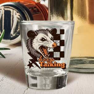 Verre A Shot Retro Continue Talking Feral Possum : Animal sauva