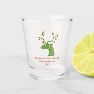 Verre A Shot Réunion de famille de Noël customisée