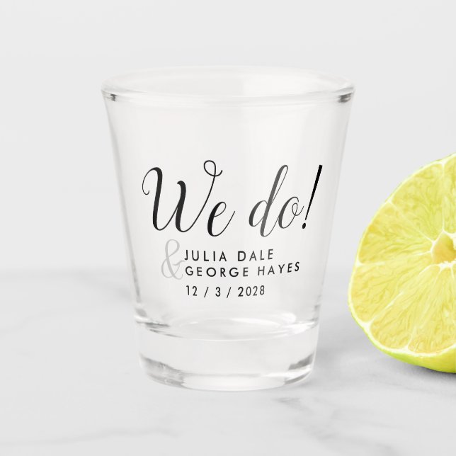 Verre A Shot Revallyna Script Simple NOUS FAVORISONS LE MARIAGE (Devant)