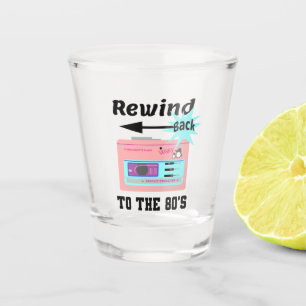 Verre A Shot Revenez aux années 80