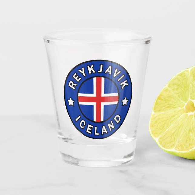 Verre A Shot Reykjavik Islande (Devant)