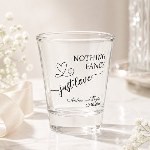 Verre A Shot Rien de Fantastique Juste un Mariage Élégant et Am