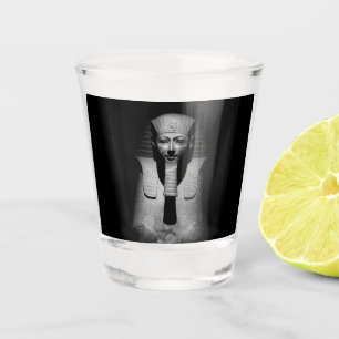 Verre A Shot Roi pharaon noir et blanc