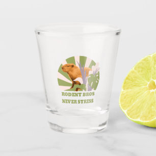 Verre A Shot Rongeurs Frères Ne Stressez Jamais Capybara