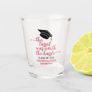 Verre A Shot Rouge Élégant Le Tassel Vaut Le Hassle