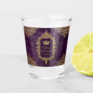 Verre A Shot Royal Amethyst Quinceañera, coutume