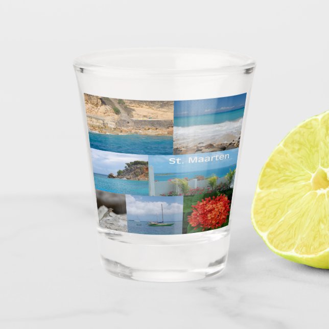 Verre A Shot Saint Martin - Saint Martin (Devant)