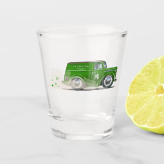 Verre A Shot  Saint Patrick vintage Cartoon Van