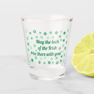 Verre A Shot Saint Patrick's Day - Shamrock à 4 feuilles