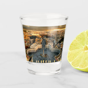 Verre A Shot Saint Pierre du Vatican Carré