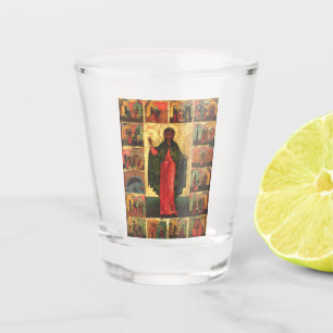 Verre A Shot Sainte Anastasia la Délivrance Art Byzantin
