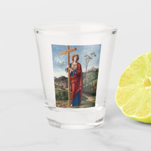 Verre A Shot Sainte Hélène avec la Vraie Croix Art sacré