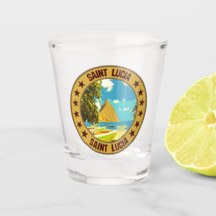 Verre A Shot Sainte-Lucie