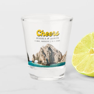 Verre A Shot Salutations personnalisées Mariage Cabo Favoriser