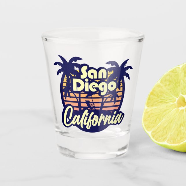 Verre A Shot San Diego Californie (Devant)