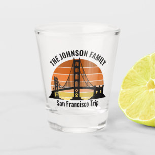 Verre A Shot San Francisco Bridge Sunset Custom Triage Souvenir
