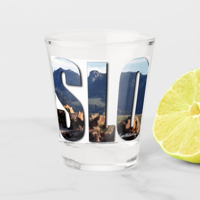 Verre A Shot San Luis Obispo (SLO) (Devant)