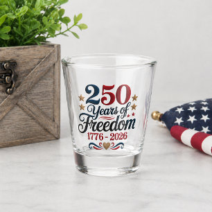 Verre A Shot Scénario commémoratif 250 ans de liberté