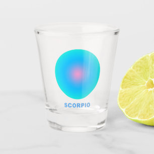 Verre A Shot Scorpio signe Zodiaque Dégradé