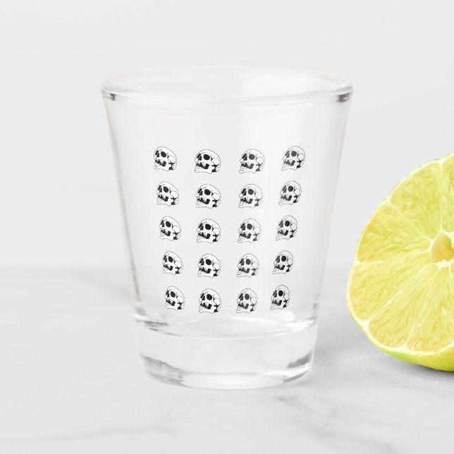 Verre A Shot Sec comme un os II (Devant)